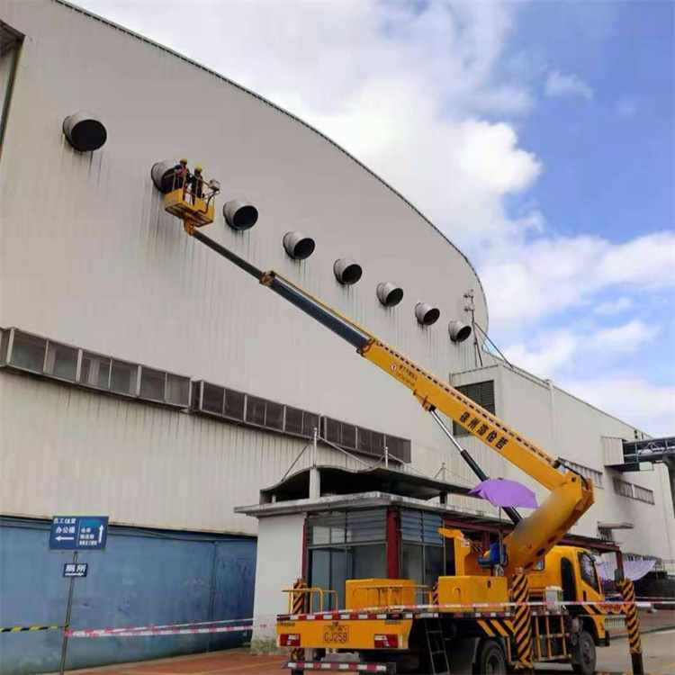 青岛市北高空作业车出租服务：专业广告牌安装解决方案